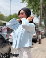 کت لینن مدل موگه