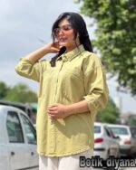 شومیز کتان مدل گیسون