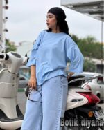 تیشرت باکسی مدل تیدا